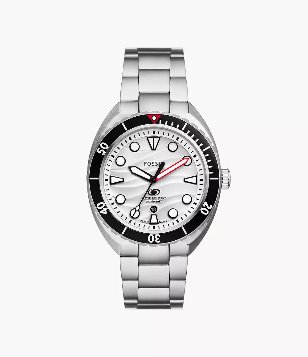 Breaker Three-Hand Date Stainless Steel Watch FS6063