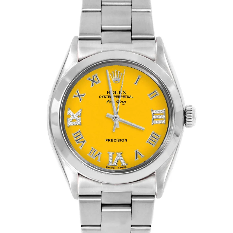 Rolex Air King 34mm | 5500-SS-YLW-RDR369-SMT-OYS