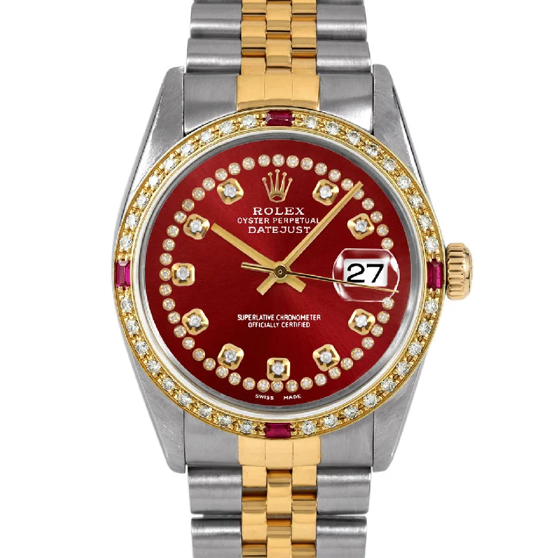 Rolex Datejust 36mm | 16013-RED-STRD-4RBY-JBL