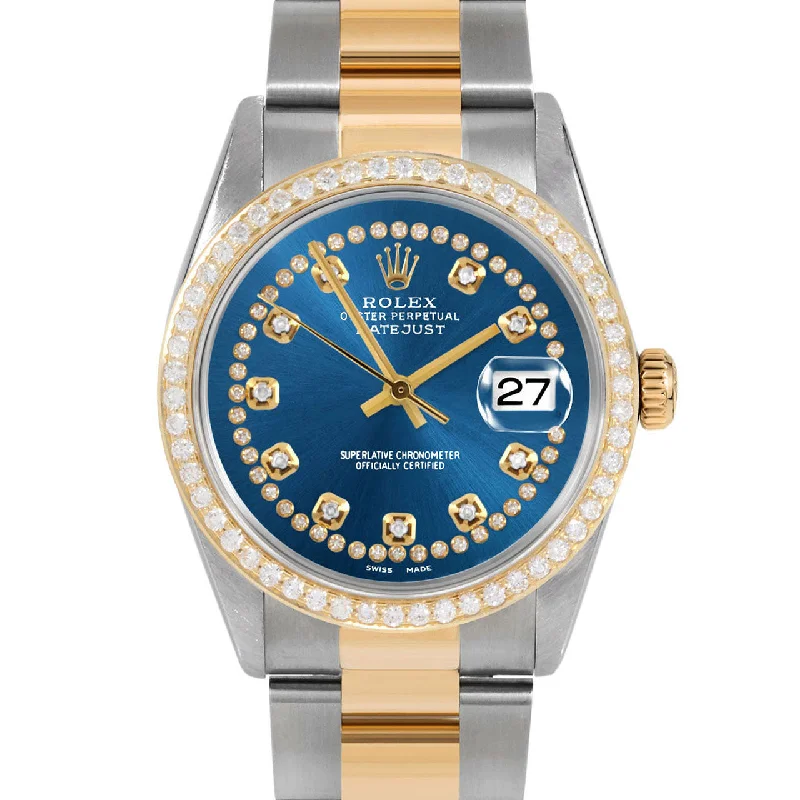 Rolex Datejust 36mm | 16233-BLU-STRD-BDS-OYS