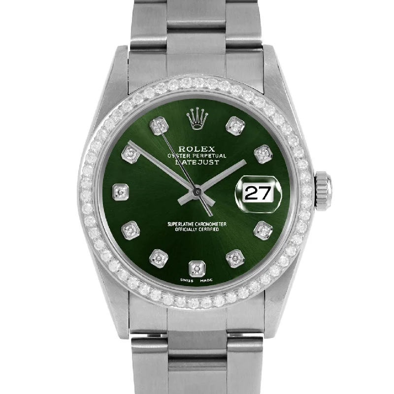 Rolex Datejust 36mm | 16234-GRN-DIA-AM-BDS-OYS